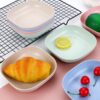 10pcs Plate Set with Holder (Random Colors)