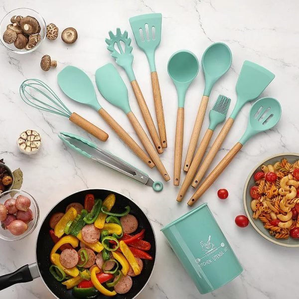 12pcs Silicone Utensil Set