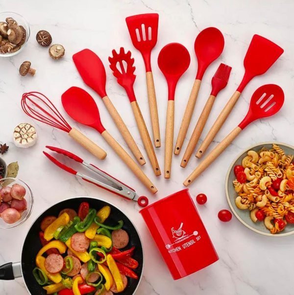 12pcs Silicone Utensil Set