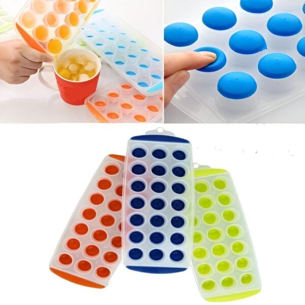 21- Popup Grid Ice cube Tray With Lid