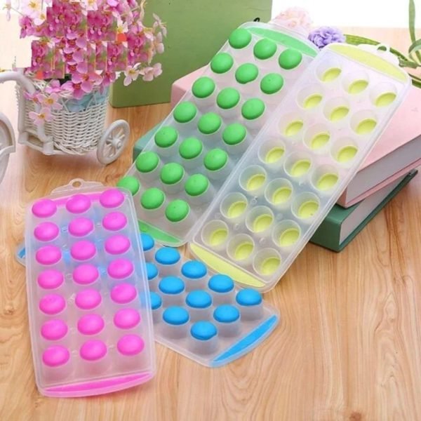 21- Popup Grid Ice cube Tray With Lid