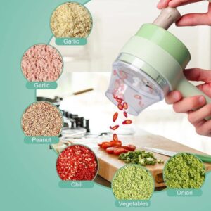 Mini Wireless 5-in-1 Handheld Electric Hammer Vegetable Cutter & Chopper