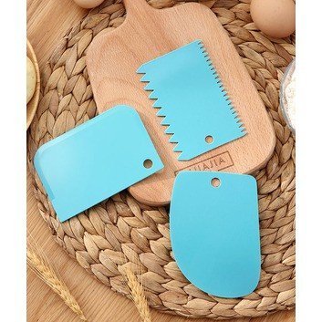 Cake Scraper Set – 3pcs Edge Cutters