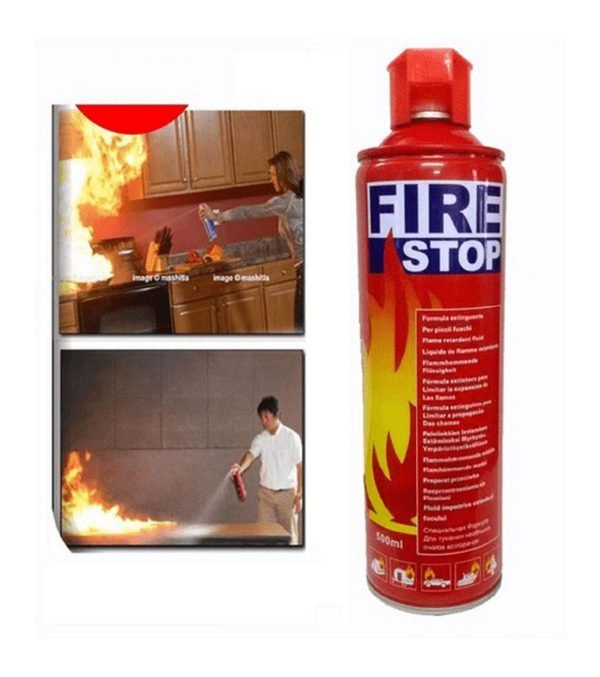 Foam Fire Stop – 500ml Portable Extinguisher