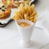 French-Fries-Cup-with-Ketchup-Holder-1.jpeg Fries Holder with Sauce Cup (Random Color)
