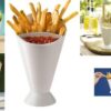 French-Fries-Cup-with-Ketchup-Holder-3.jpeg Fries Holder with Sauce Cup (Random Color)