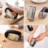 Stainless Steel Garlic Press Rocker