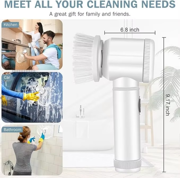Magic Cleaning Brush – Wireless & Rechargeable