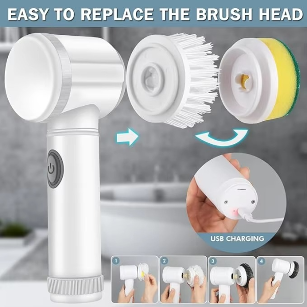 Magic Cleaning Brush – Wireless & Rechargeable