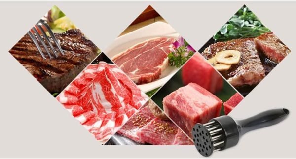 Meat Tenderizer – Stainless Steel Needle (Random Color)