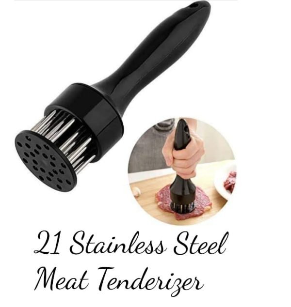 Meat Tenderizer – Stainless Steel Needle (Random Color)