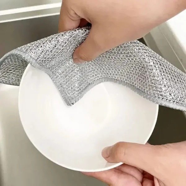 Metal Wire Dishwashing Cloth – Kitchen Use
