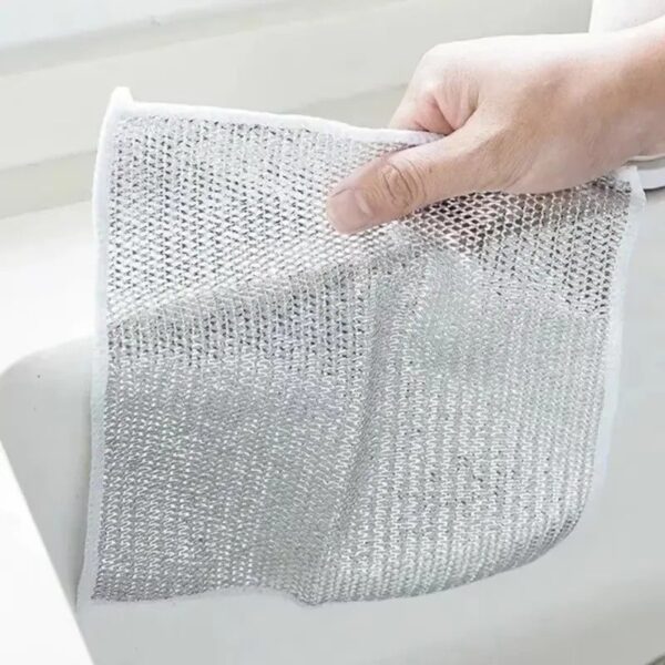 Metal Wire Dishwashing Cloth – Kitchen Use