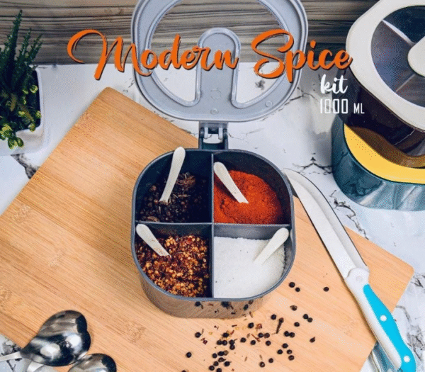 Modern-Spice-Kit-–-1000-Ml-–-4-Grid-Spice-Jar-05.png Modern Spice Kit – 1000 Ml – 4 Grid Spice Jar (Random Color)