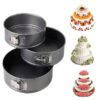 Nonstick Round Cake Mould Set – 3pcs