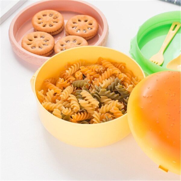 Round-Burger-Shape-Lunch-Box-9.jpg Burger Lunch Box – 3 Layer