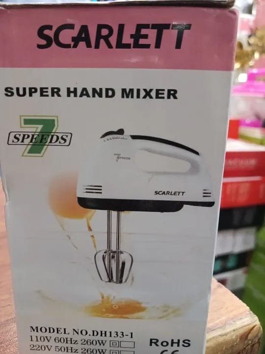 Scarlett-7-Speed-Electric-Food-Blender-4.jpeg Scarlett Multifunctional 7 Speed Mini Mixer Electric Food Blender