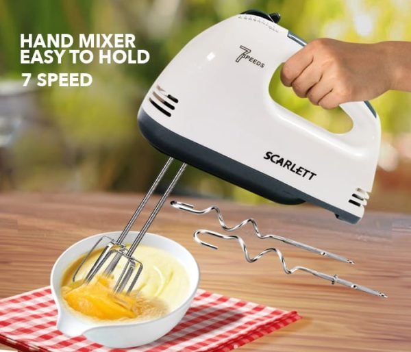Scarlett-7-Speed-Electric-Food-Blender-4.jpg Scarlett Multifunctional 7 Speed Mini Mixer Electric Food Blender
