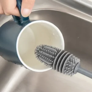 Silicone Feeder Bottle Brush Glass Brush Cup Brushes Long Handle