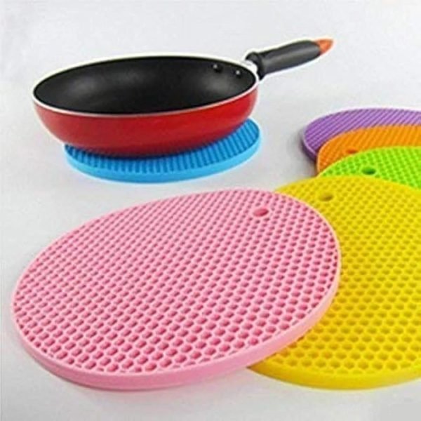 Multifunctional Heat Resistant Silicone Mat – Nonslip Pad (Random Color)