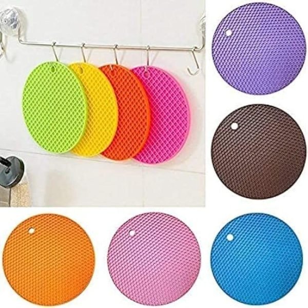Multifunctional Heat Resistant Silicone Mat – Nonslip Pad (Random Color)