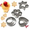 12pcs Stainless Steel Cookie Cutter Set