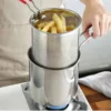 Stainless Steel Deep Fryer Pot – 1200ml Capacity