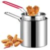 Stainless Steel Deep Fryer Pot – 1200ml Capacity