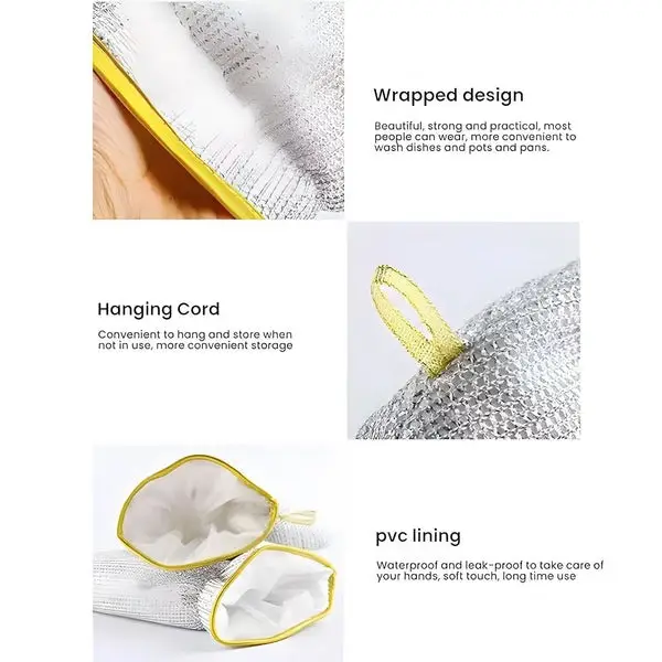 Wire Dishwashing Gloves – 1pc