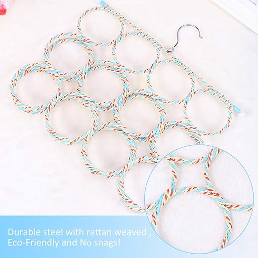 28-holes-scarf-hanger-tie-hanger-belt-hanger-organizer - 5 28 Holes Scarf Hanger / Tie Hanger / Belt Hanger Organizer