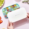 32 Grid Silicone Ice Cube Tray With Lid Cover (Random Color)
