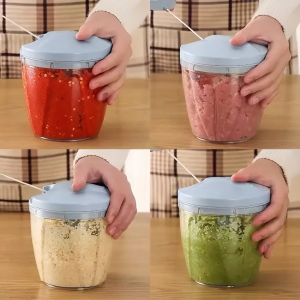 5-blades-manual-vegetable-chopper-cutter-hand-pull-food-chopper-random-color - 4 5 Blades Manual Vegetable Chopper Cutter Hand Pull Food Chopper (random Color)