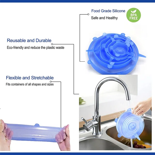 6pcs-set-silicone-lid-spill-stopper-universal-silicone-suction-lid-bowl-pan-silicone-cover-kitchen-pan-lids-cover-stopper-tools-3 - 4 6pcs / set Silicone Lid Spill Stopper Universal Silicone Suction Lid-bowl Pan Silicone Cover Kitchen Pan Lids Cover Stopper Tools