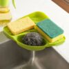 multi-purpose-triangular-sink-drain-rack-soap-rag-dishcloth-holder-kitchen-bathroom-sink-corner-storage-basket-sponge-holderrandom-color - 6 Multi-purpose Triangular Sink Drain Rack Soap Rag Dishcloth Holder Kitchen Bathroom Sink Corner Storage Basket Sponge Holder (Random Color)