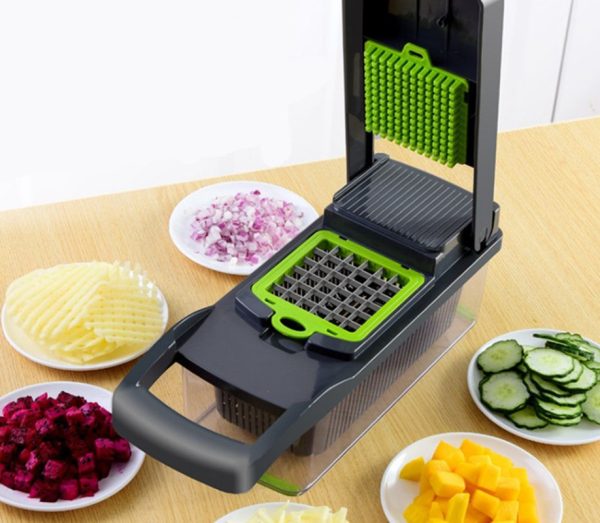 16 In1 Mandoline Slicer Veggie Food Chopper Vegetable Cutter Tomato Carrot Grater Cheese French Onion Shredders Kitchen Tool