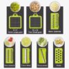 16 In1 Mandoline Slicer Veggie Food Chopper Vegetable Cutter Tomato Carrot Grater Cheese French Onion Shredders Kitchen Tool