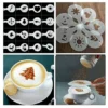 Pack Of 16 Silicone Coffee Art Stencil