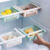 pack-of-2-adjustable-storage-basket-for-fridge-plastic-basket-stretchable-food-organizer - 2 Adjustable Storage Basket For Fridge | Plastic Basket | Stretchable Food Organizer