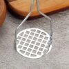Potato Masher Stainless Steel Manual Kitchen Vegetable Ricer Fruit Banana Egg Crusher Tool (Random Color)