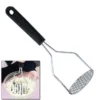 Potato Masher Stainless Steel Manual Kitchen Vegetable Ricer Fruit Banana Egg Crusher Tool (Random Color)