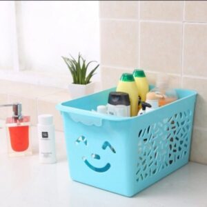 smile-basket-without-cap-pack-off-3-storage-organizer-basket-multipurpose-baskets-for-kitchen-home-office-bathroom-random-color - 1 Smile Basket Without Cap Pack Off 3 | Storage Organizer Basket | Multipurpose Baskets For Kitchen, Home, Office & Bathroom (random Color)