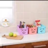 Smile Basket Without Cap Pack Off 3 | Storage Organizer Basket | Multipurpose Baskets For Kitchen, Home, Office & Bathroom (random Color)