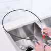 Stainless Steel Hair Catching Drain Cleaning Wire Spring [90cm] Sink Cleaning Stick