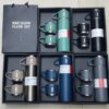 stainless-steel-vacuum-flask-set-500ml-with-2cups-random-color - 6 Stainless Steel Vacuum Flask Set, 500ml With 2cups (Random Color)