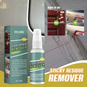 Sticky Stuff Remover Gel Spray, Portable Surface Safe Adhesive Remover, Ideal For Sticky Stains Such As Bubblegum, Adhesive, Tape, Label Residue (30ml)