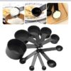 10pcs kitchen measuring spoons and cups set for baking coffee sugar flour spices