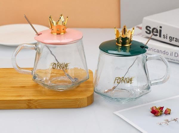 golden-crown-sugar-pot-with-lid-spoon-elegant-storage-jar-for-sugar-tea-coffee-spices - 1 Golden Crown Sugar Pot With Lid & Spoon – Elegant Storage Jar for Sugar, Tea, Coffee & Spices